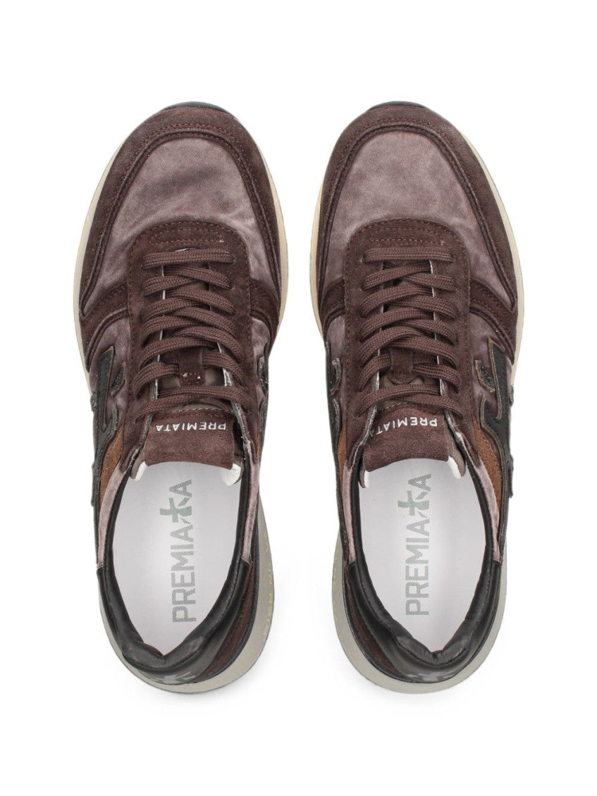 Brown Color Block Mick Sneakers 3