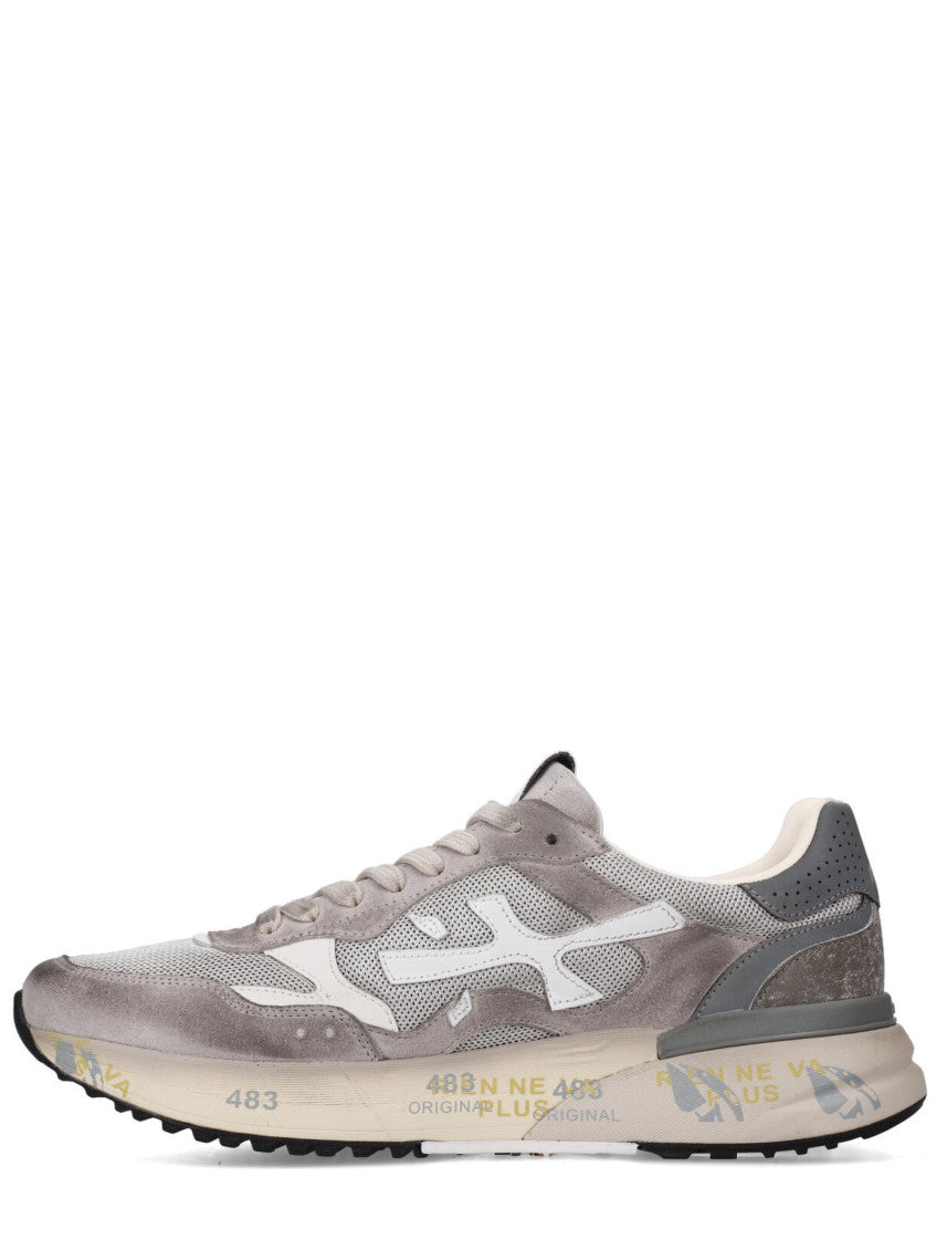 Grey Textured Mick Sneakers 2