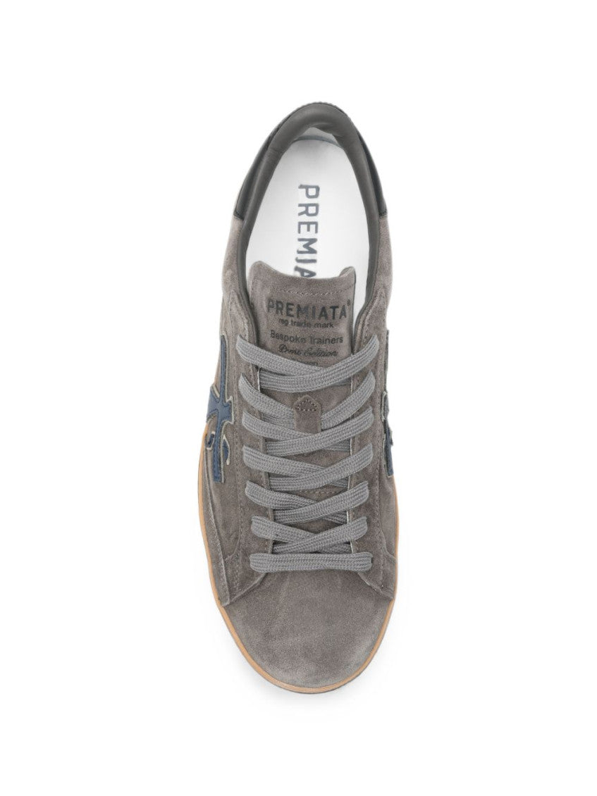 Grey Logo Steven Sneakers 3