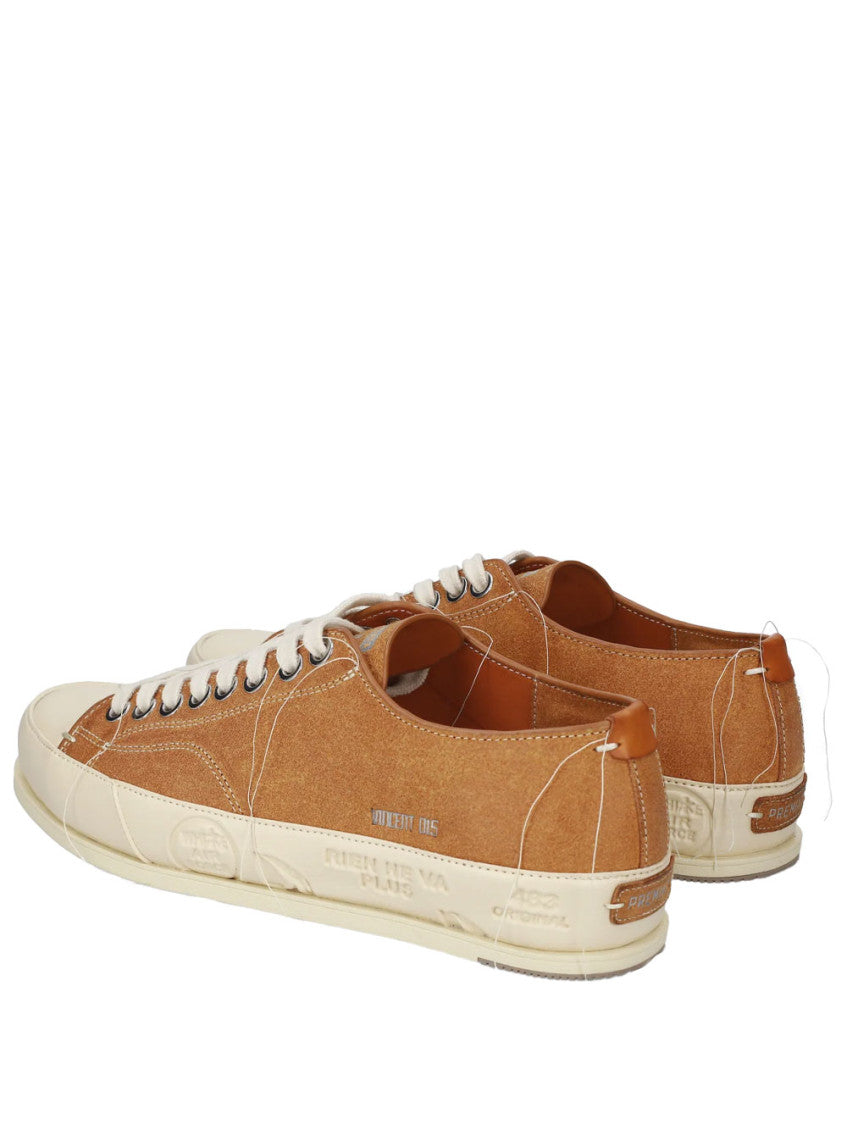 Brown Color Block Vince Sneakers 3