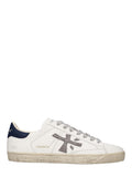 White Logo Steven Sneakers 1