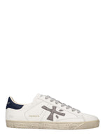 White Logo Steven Sneakers 1