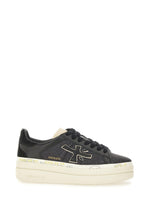 Black Logo Claudia Sneakers 1
