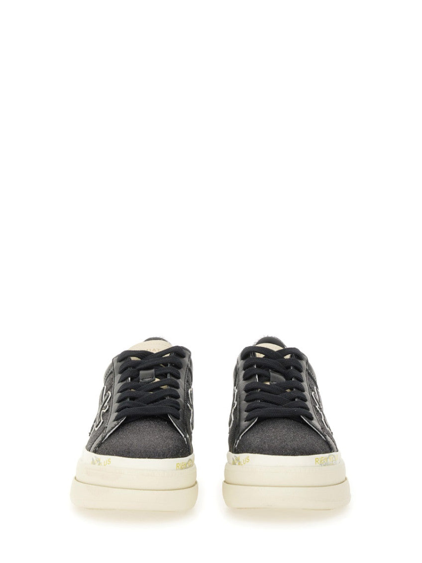 Black Logo Claudia Sneakers 5