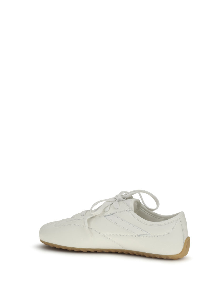 White Low Boxer Sneakers 3