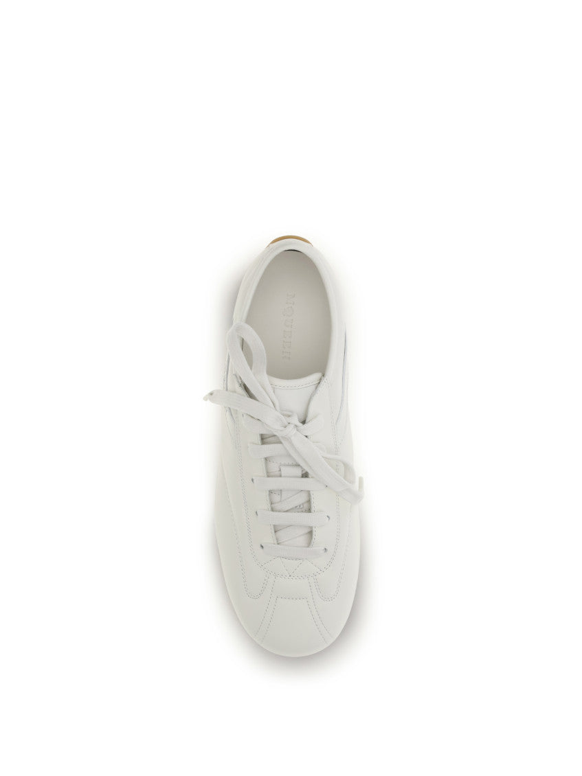 White Low Boxer Sneakers 4