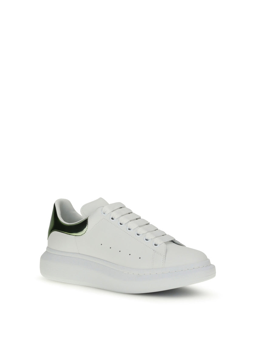 White Color Block Sneakers 2
