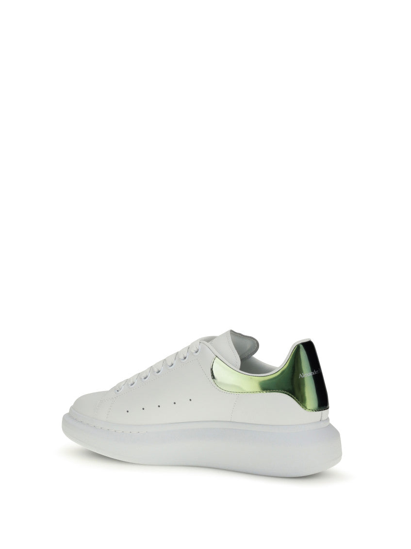 White Color Block Sneakers 3