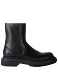 Black Solid Cargo Boot 1