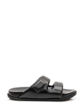 Black Puffy Sandals 1