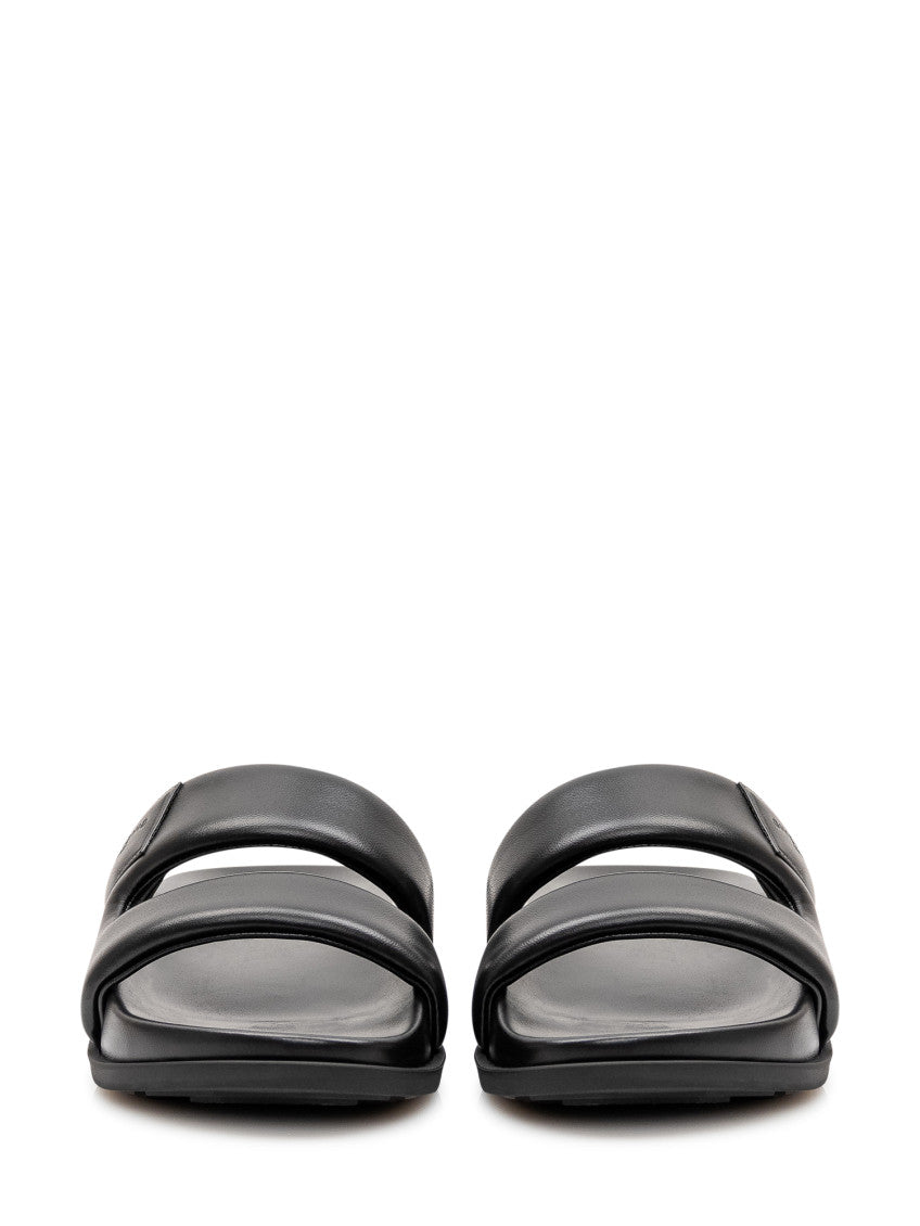 Black Puffy Sandals 2