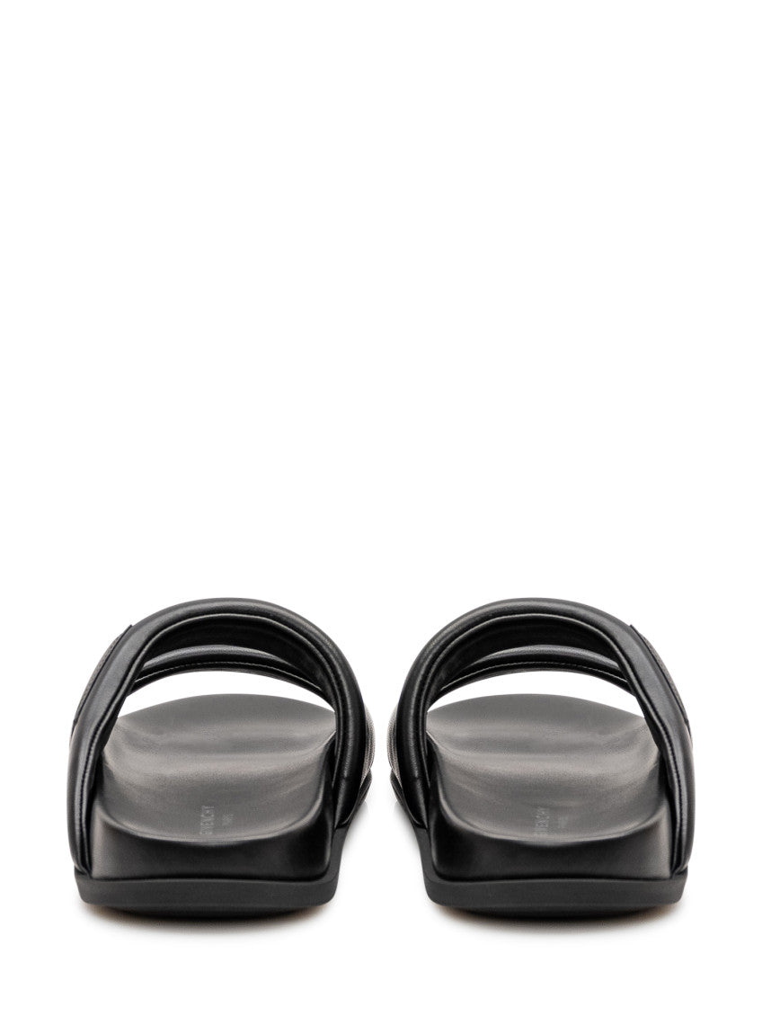 Black Puffy Sandals 3