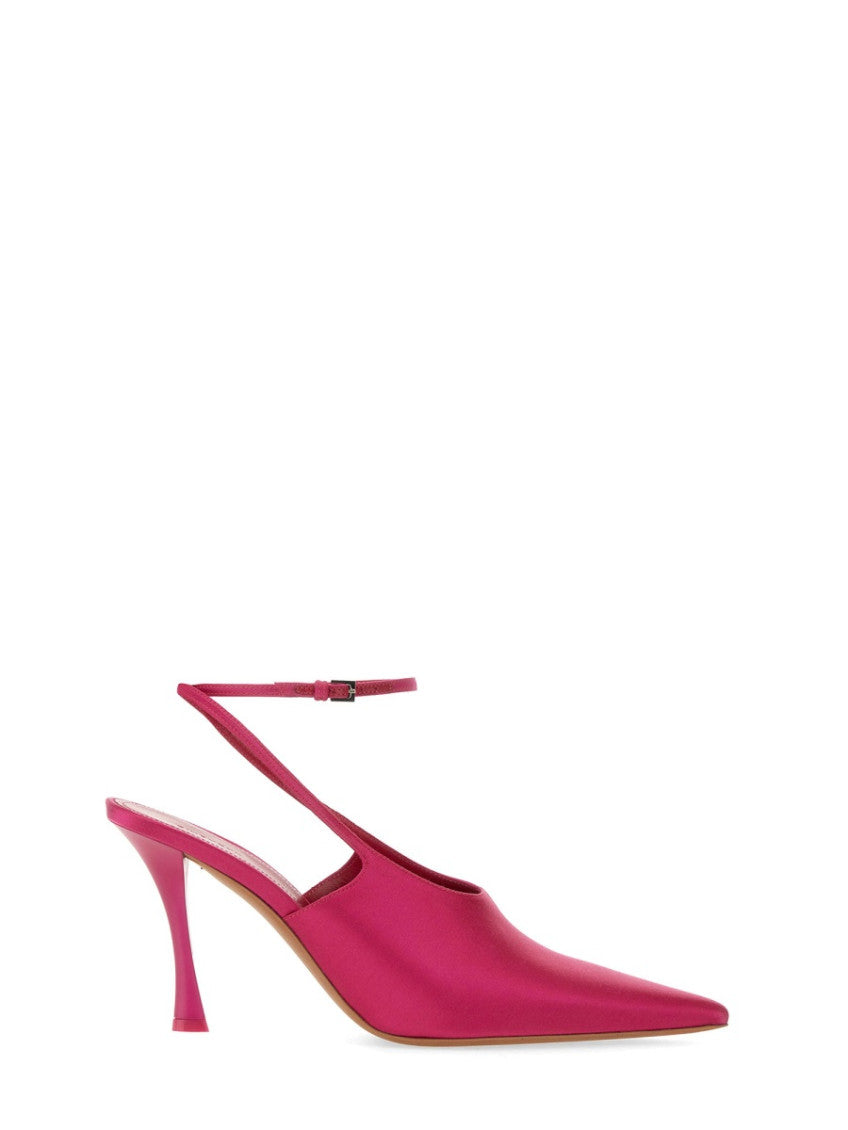 Pink Ankle Strap Pumps 1