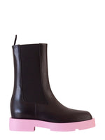 Black Color Block Boots 1
