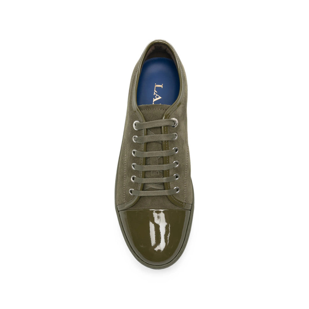 Olive Lace Up Sneakers 3