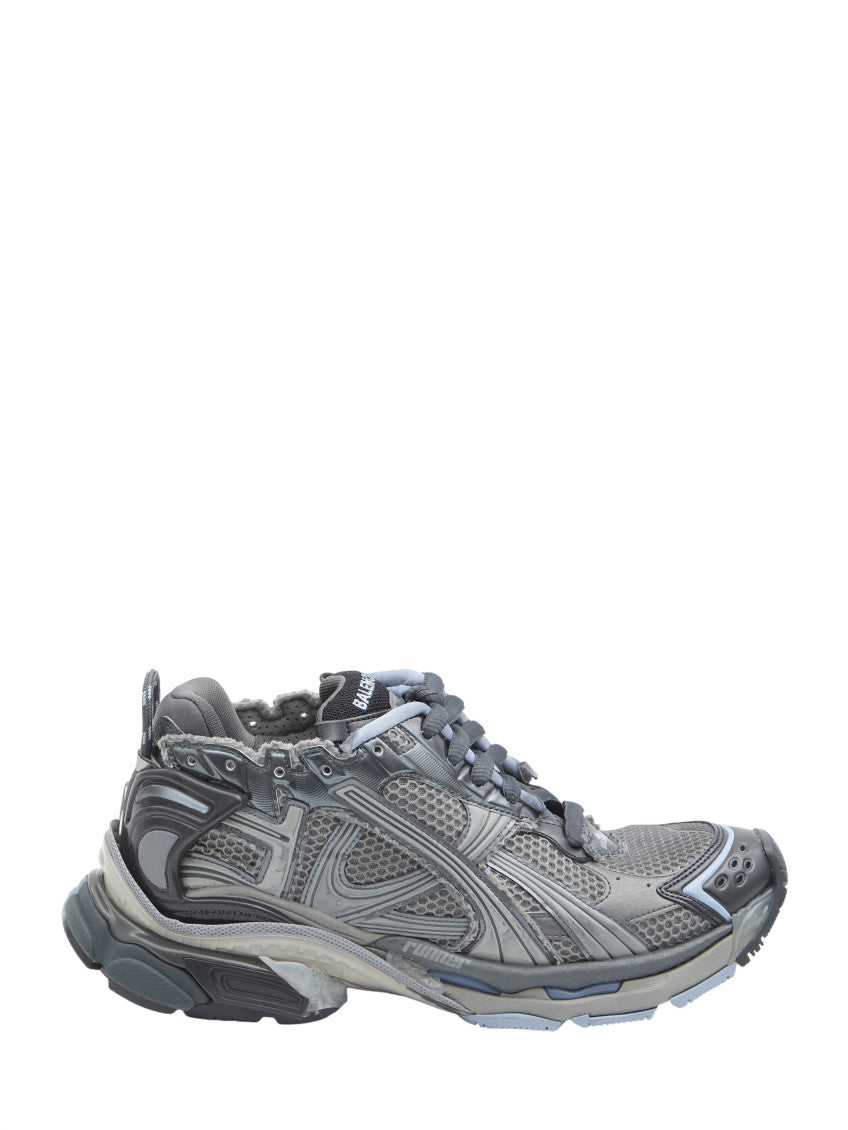 Grey Logo Runner Sneakers 1