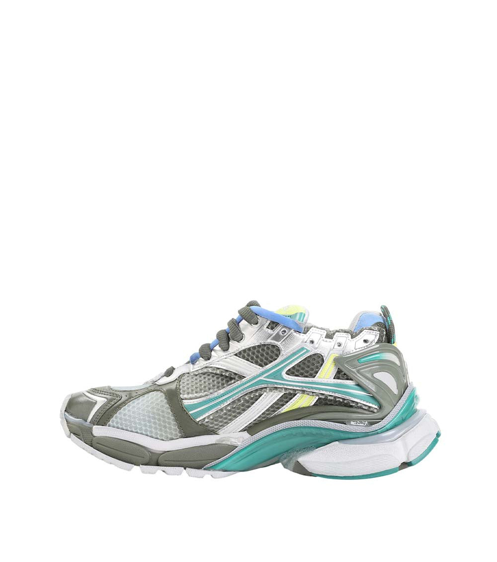 Blue Color Block Runner Gradient Sneakers 3