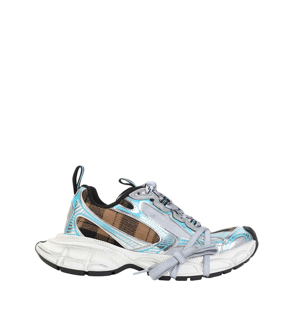 Blue Color Block Sneakers 1