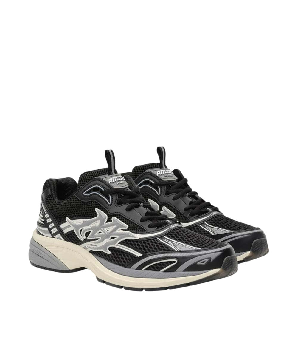 Black Logo Runner Sneakers 2