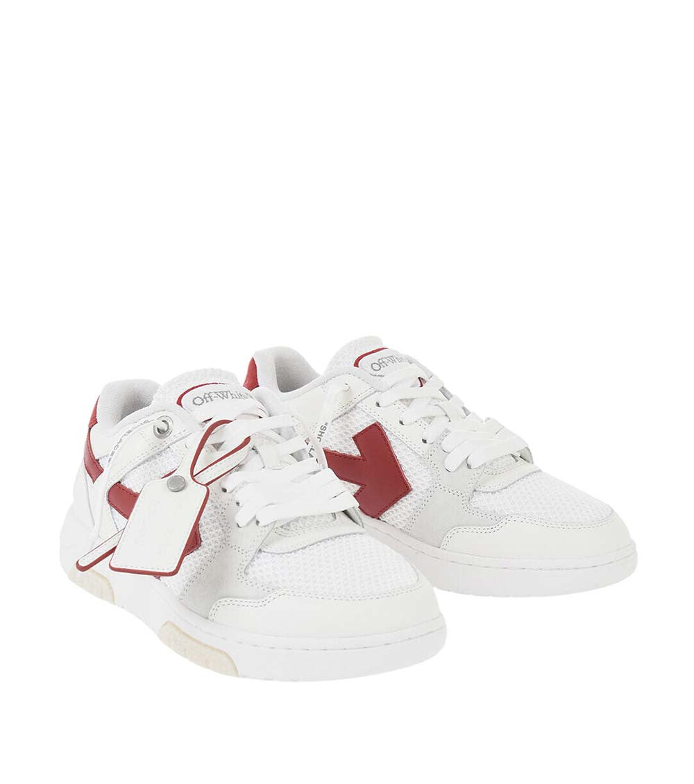 Red Color Block  Sneakers 2