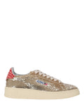 Golden Lace Up Sneakers 1