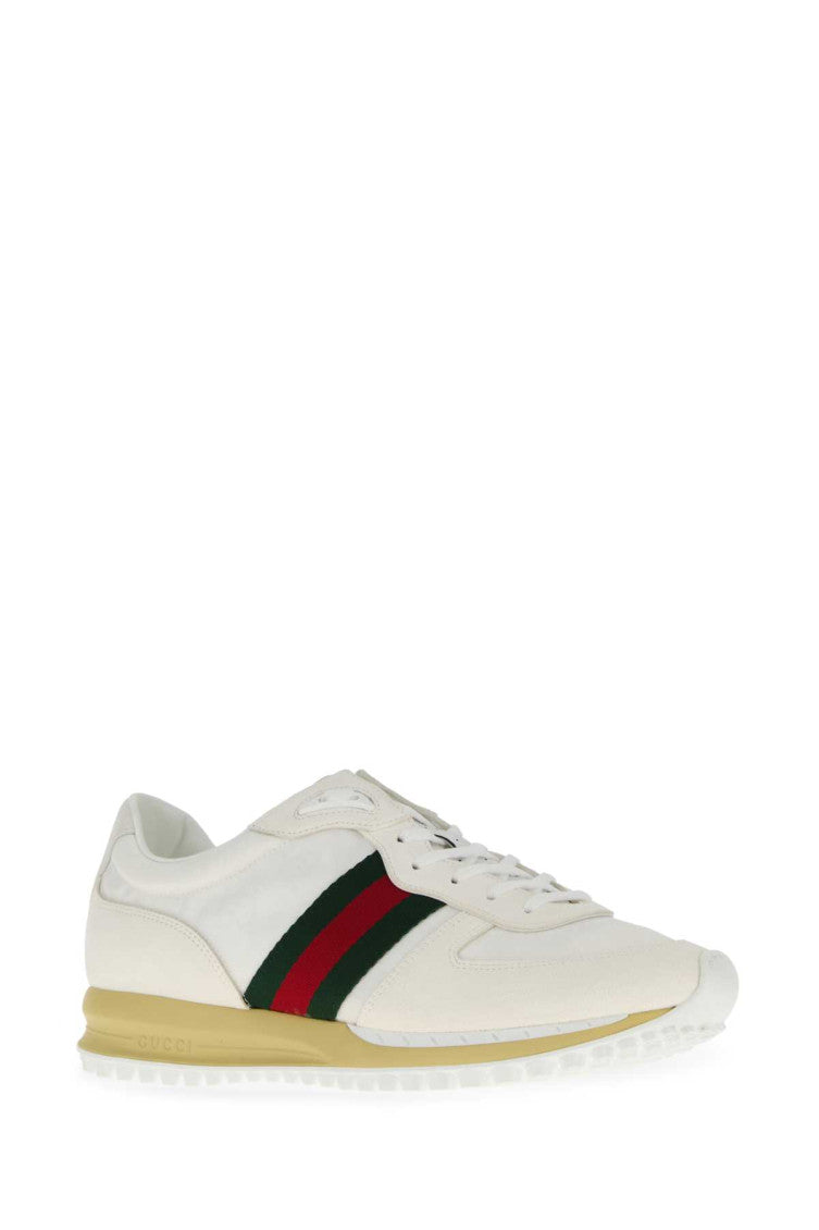 White Lace Up Sneakers 2