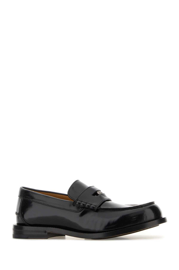 Black Leather Loafers 2