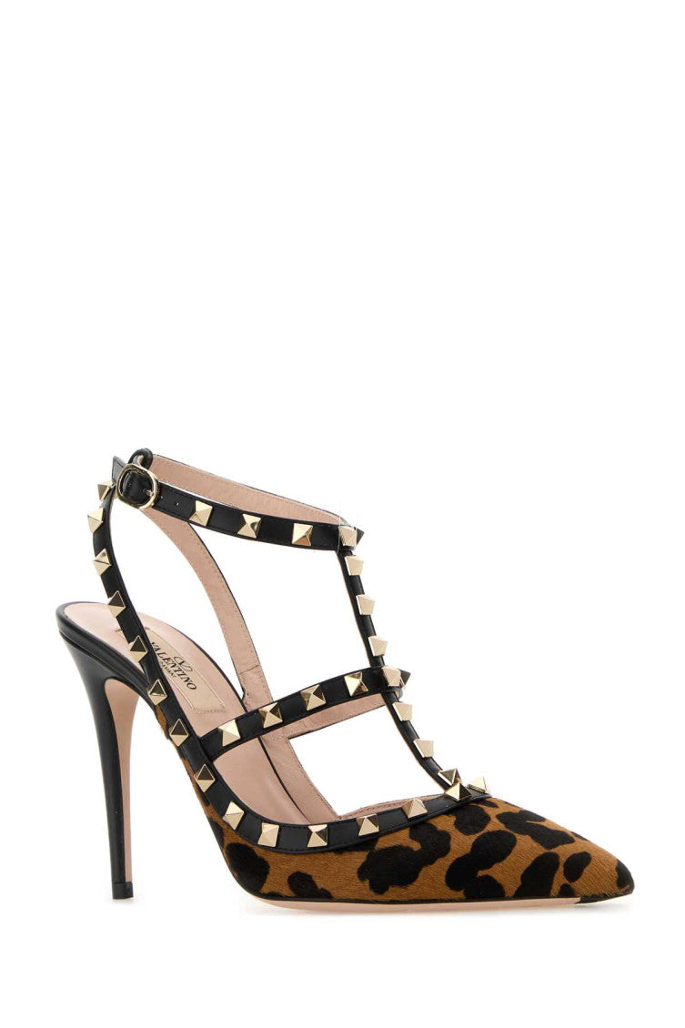 Leopard Print Rockstud Pumps 2