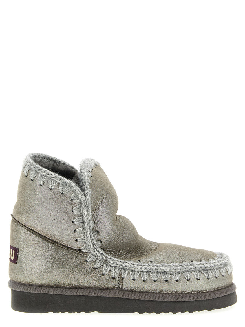 Silver Ankle Boots 1
