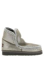 Silver Ankle Boots 1