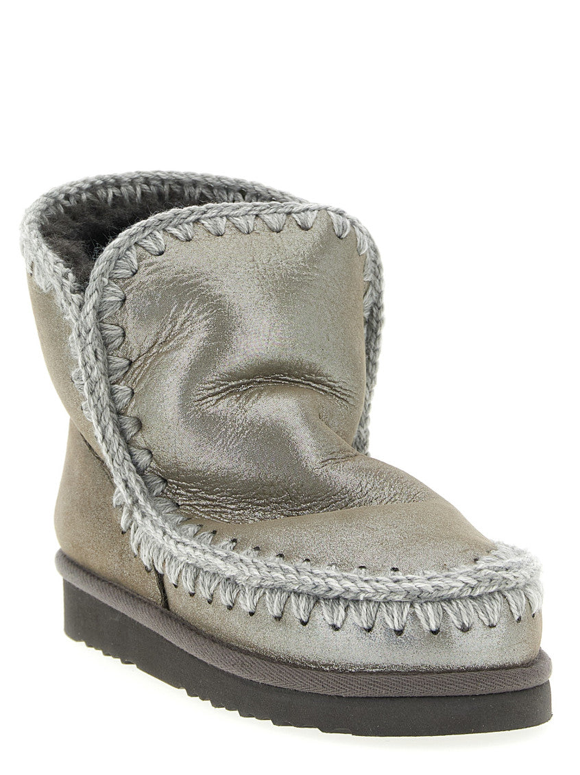 Silver Ankle Boots 2