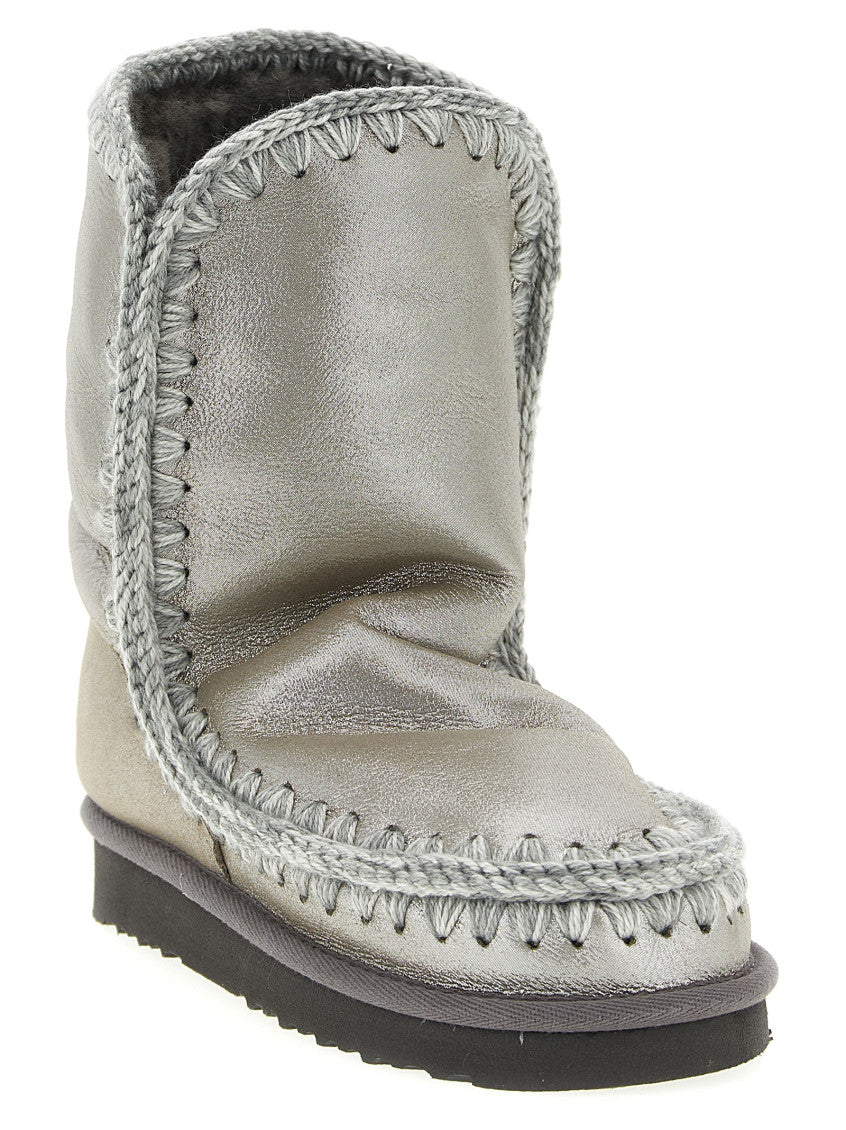Silver Ankle Boots 2