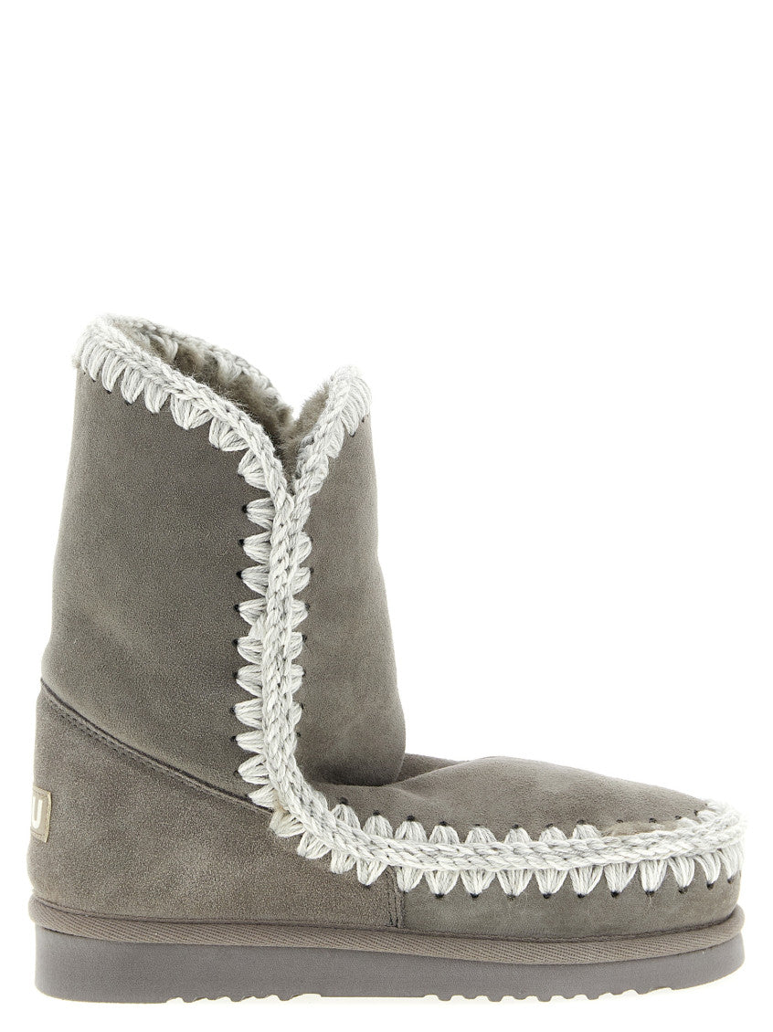 Grey Ankle Boots 1