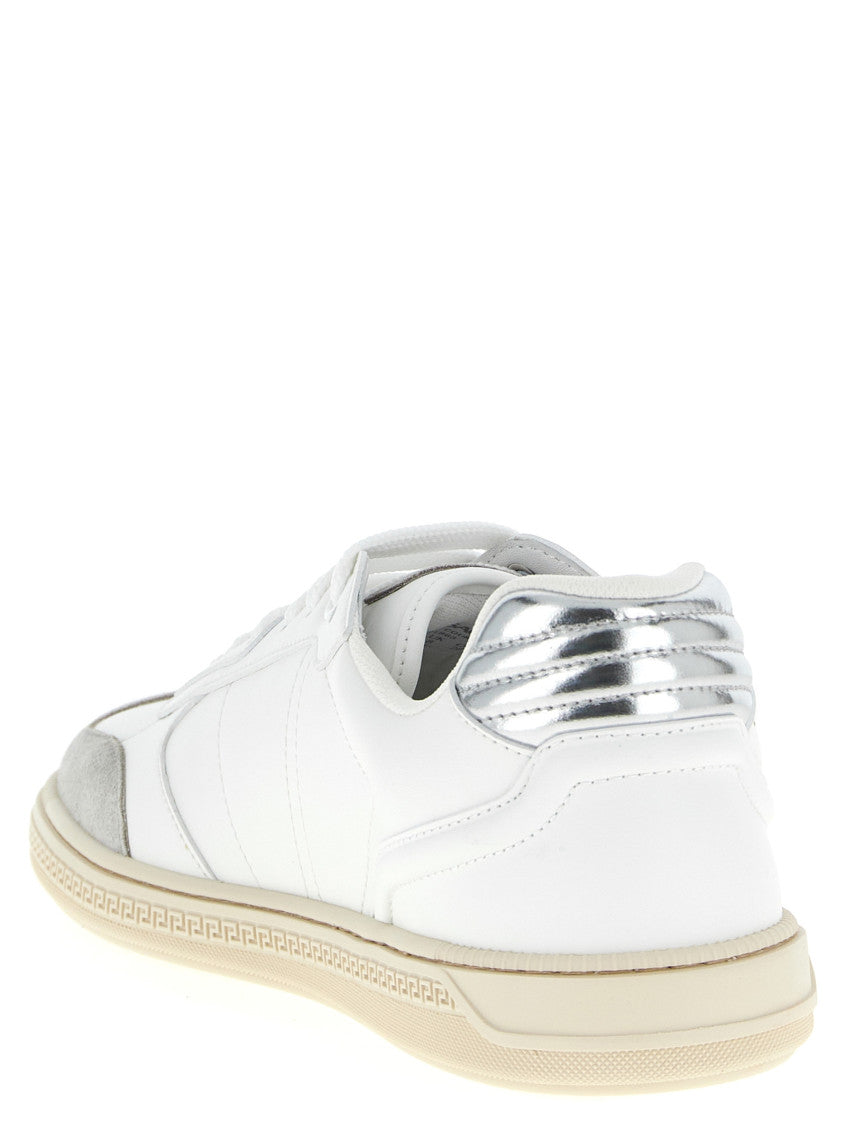White Lace Up Sneakers 3