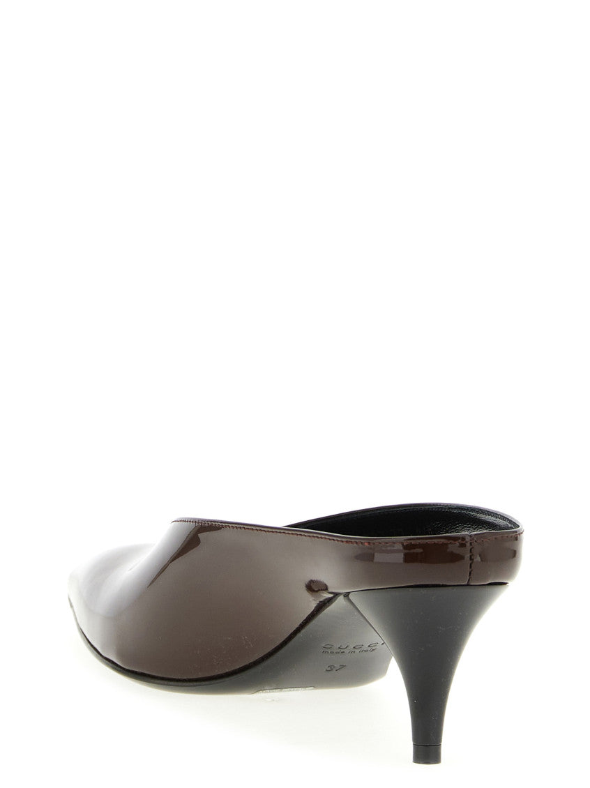 Bordeaux Leather Mules 3