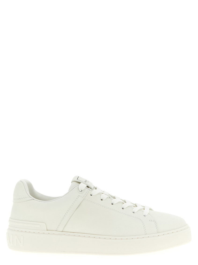 White Lace Up Sneakers 1
