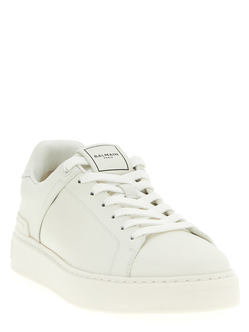 White Lace Up Sneakers 2