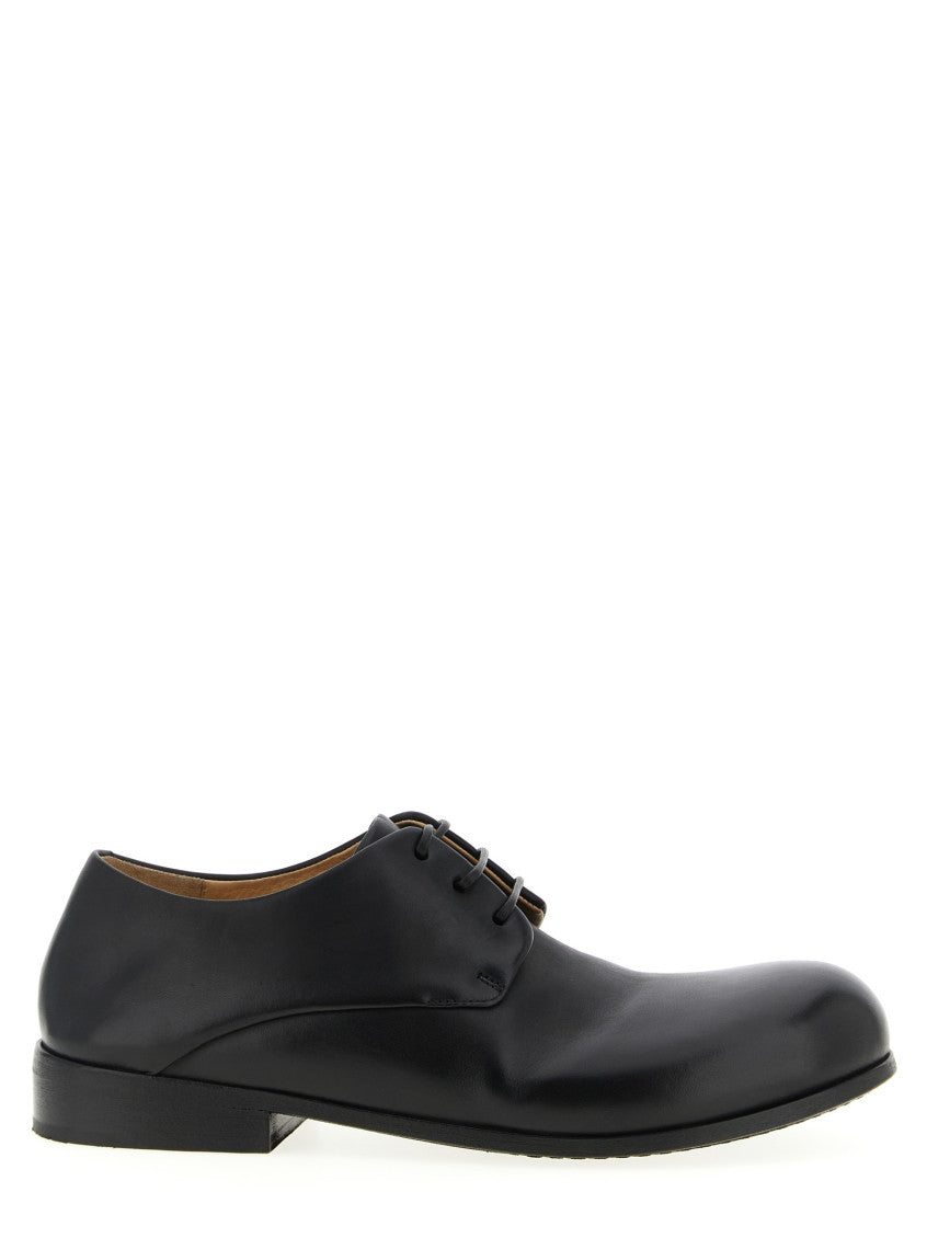 Black Leather Derby Shoes 1