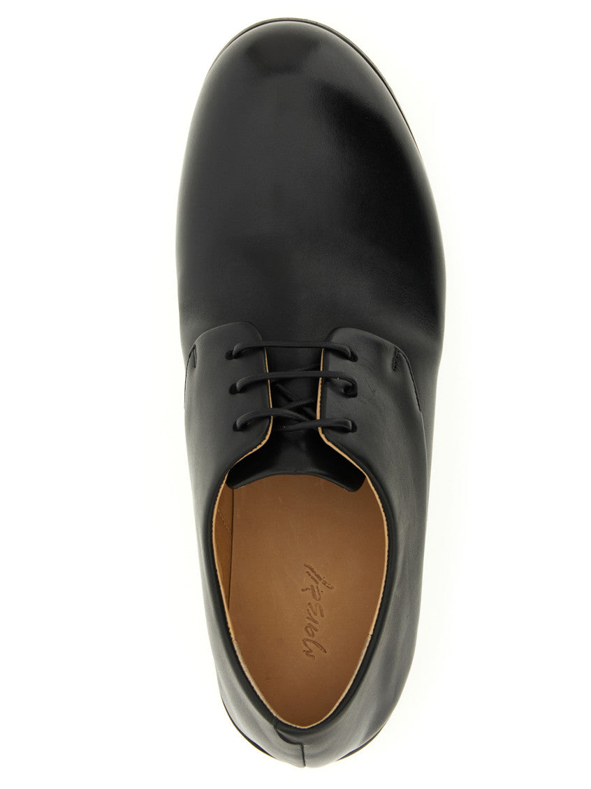 Black Leather Derby Shoes 4