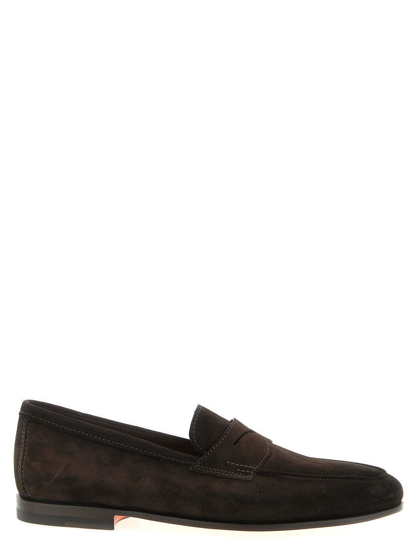 Brown Suede Loafers 1