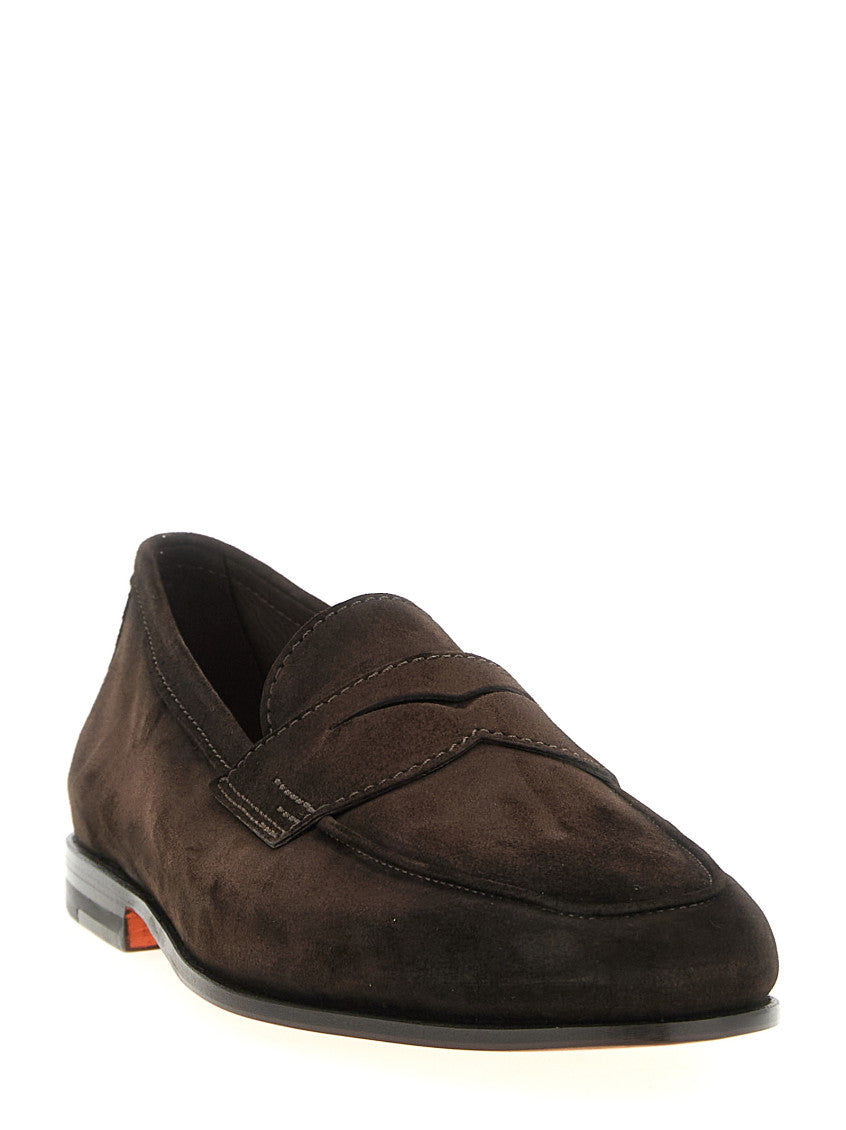 Brown Suede Loafers 2