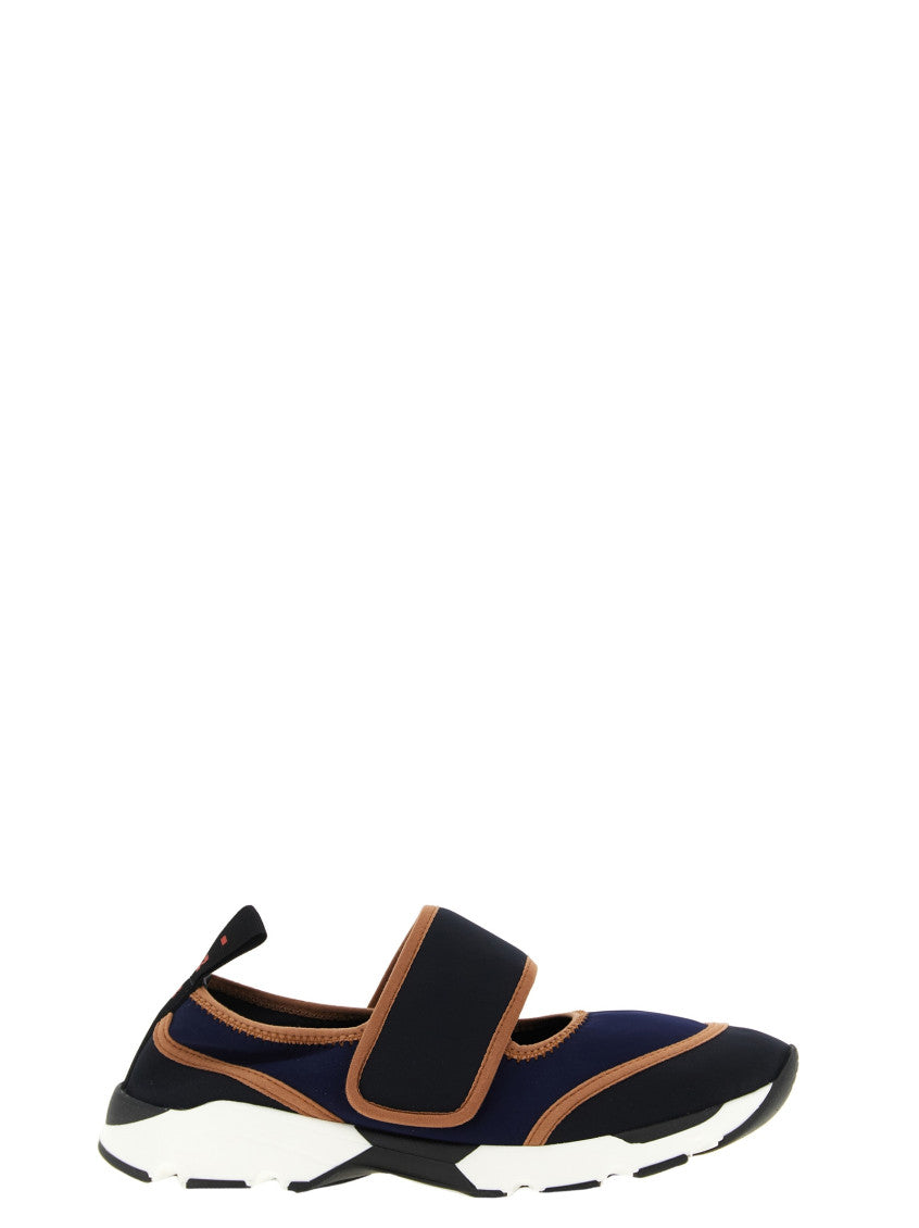 Dark Blue Mary Jane Sneakers 1