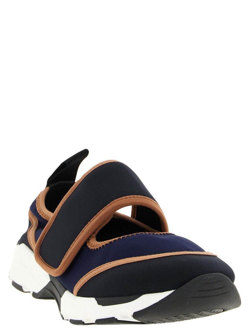 Dark Blue Mary Jane Sneakers 2