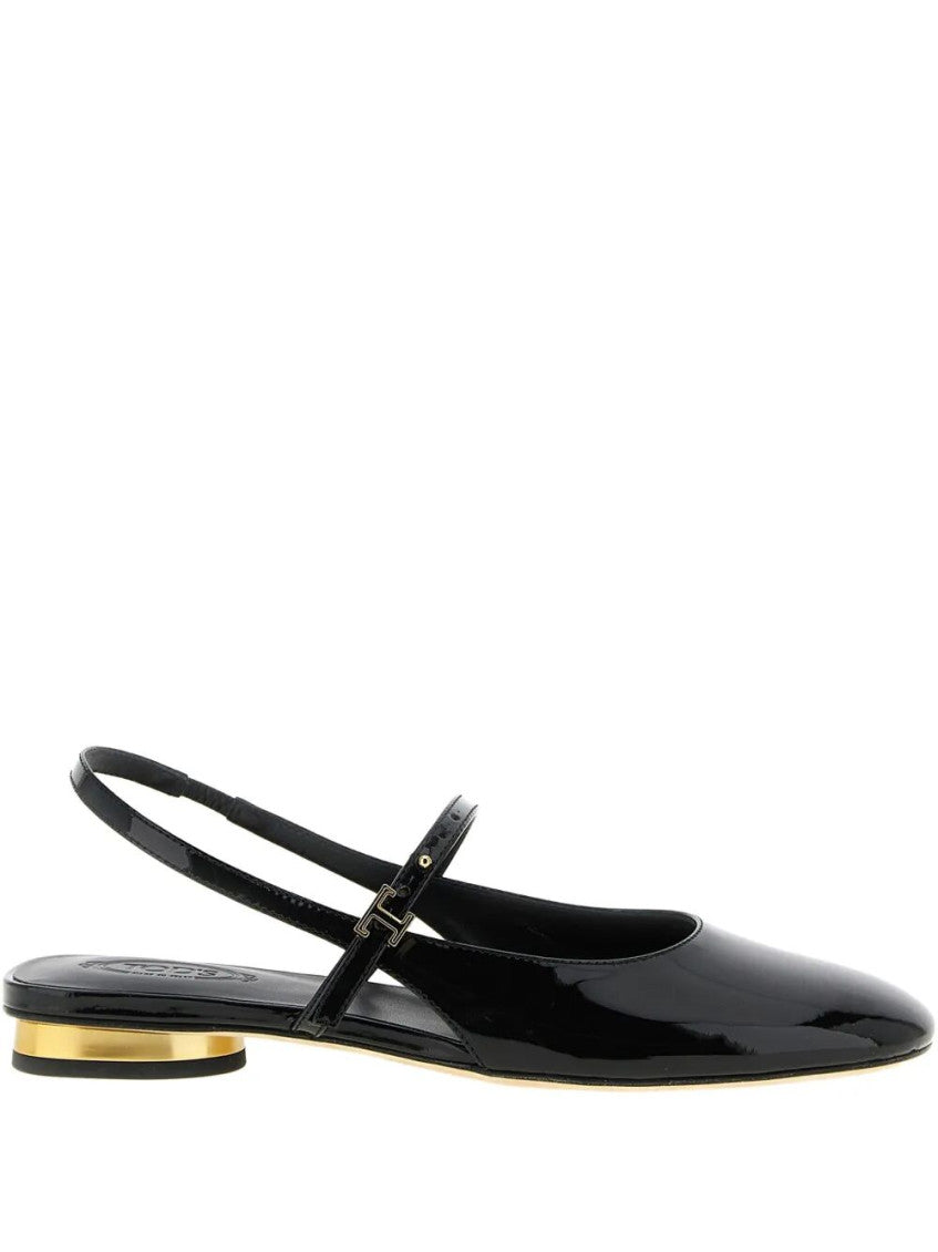 Black Slingback Ballet Flats 1