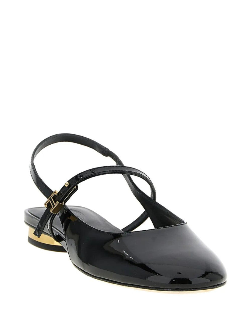 Black Slingback Ballet Flats 2