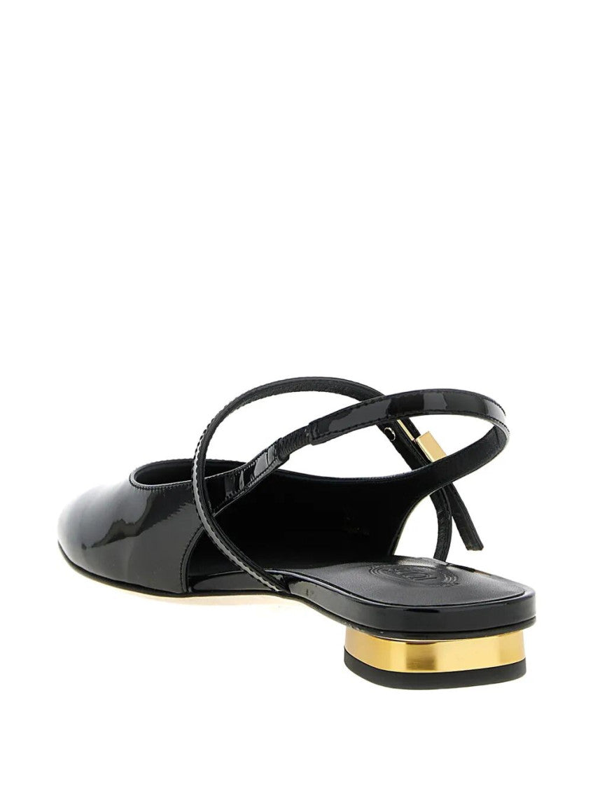 Black Slingback Ballet Flats 3