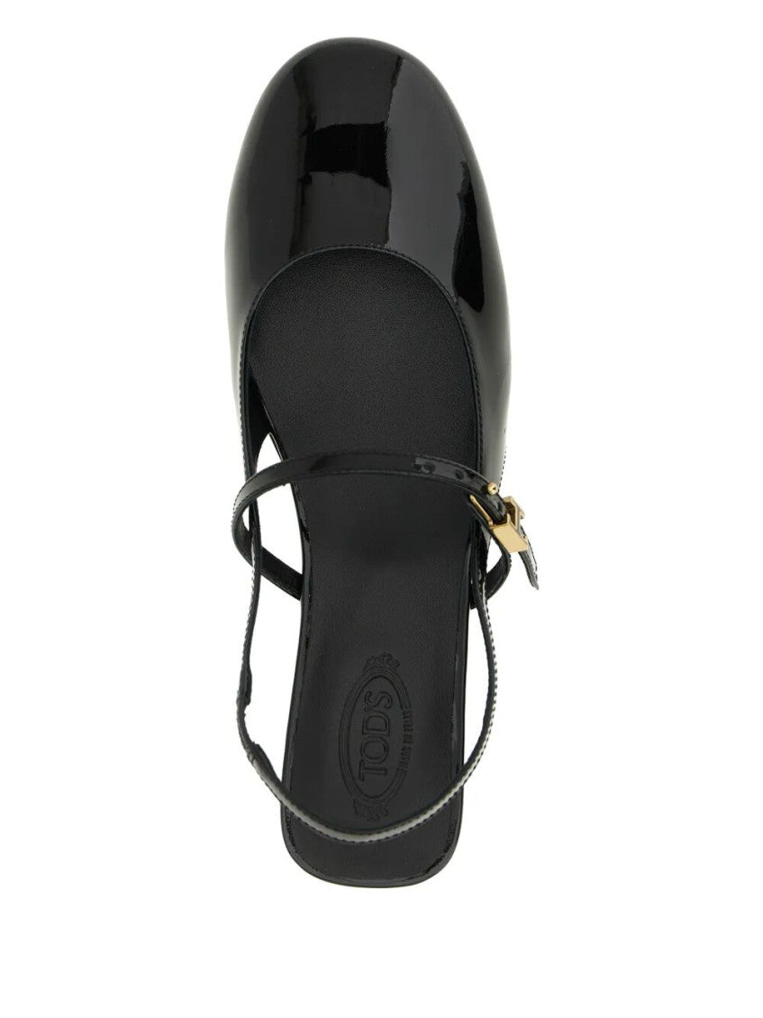 Black Slingback Ballet Flats 4