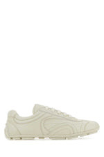 Ivory Leather Sneakers 1