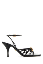 Black Leather Heels 1