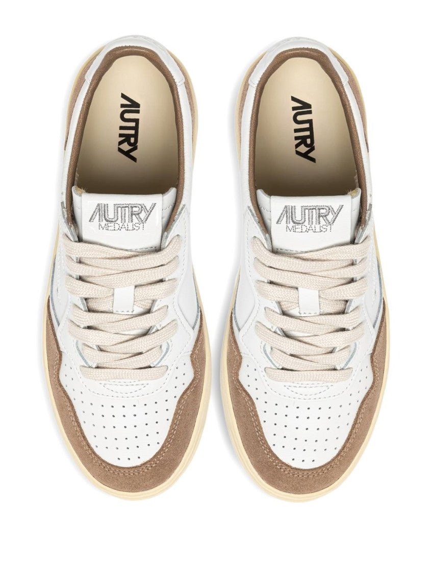 White Lace Up Sneakers 2